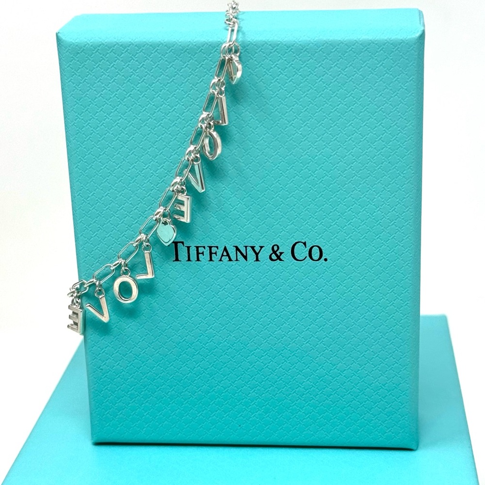 Authentic Tiffany & co. Love Notes Charm Bracelet. - Picture 6 of 12